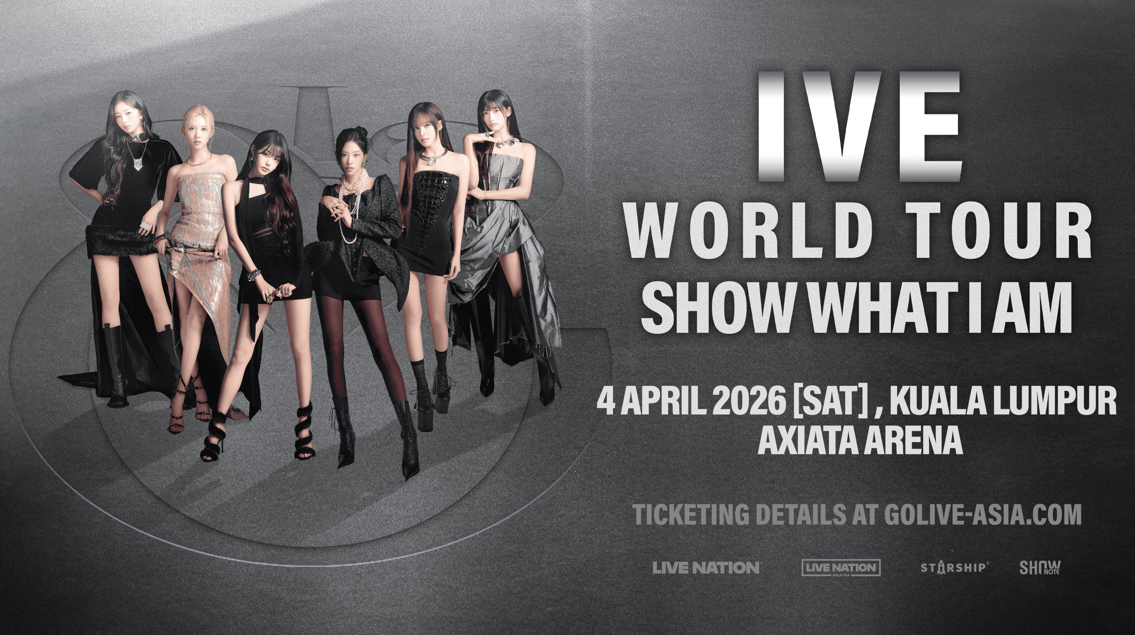 IVE - WORLD TOUR <SHOW WHAT I AM> IN KUALA LUMPUR event poster