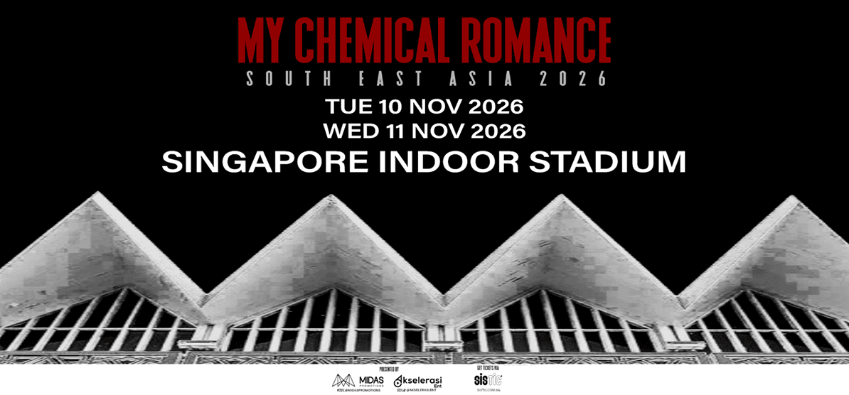 MY CHEMICAL ROMANCE - LIVE IN SINGAPORE 2026 event poster