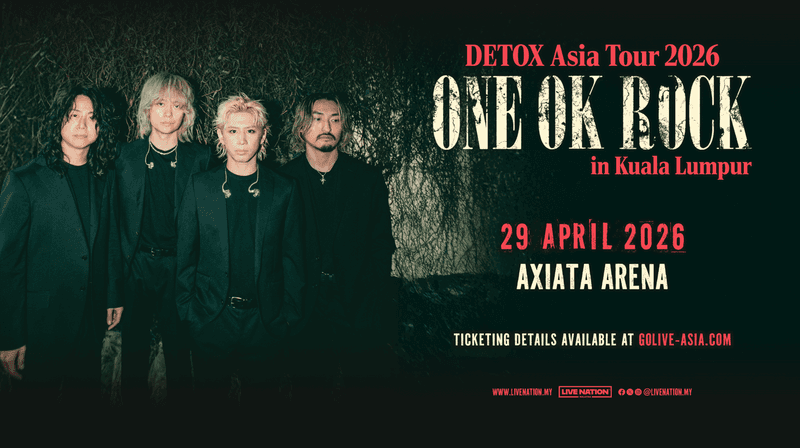 ONE OK ROCK - DETOX Asia Tour 2026 in Kuala Lumpur event poster
